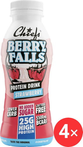 Chiefs protein drink 4×330ml berry falls - Sports Drink - Main image