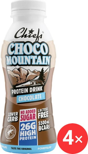 Chiefs protein drink 4×330ml choco mountain - Sports Drink - Main image