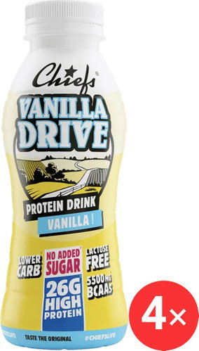 Chiefs Proteinový nápoj 4×330ml vanilla drive - Sports Drink - Main image