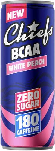 Chiefs BCAA performance drink 330 ml white peach - Sports Drink - Main image