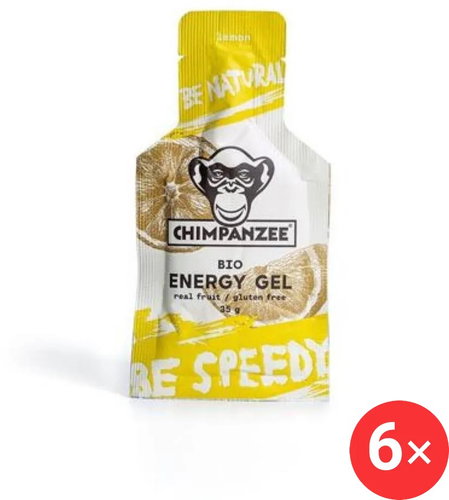 CHIMPANZEE energy gel 6 x 35 g, Lemon - Energy Gel - Main image