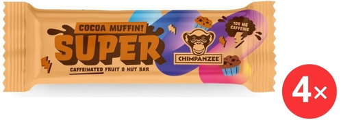 CHIMPANZEE Super Bar Cocoa Muffin 4 x 55 g - Raw Bar - Main image