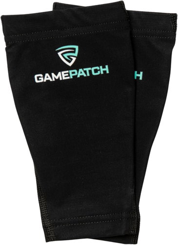 Gamepatch Sleeves for Shin Guards, Pair, Black M - Football Shin Guards - Main image
