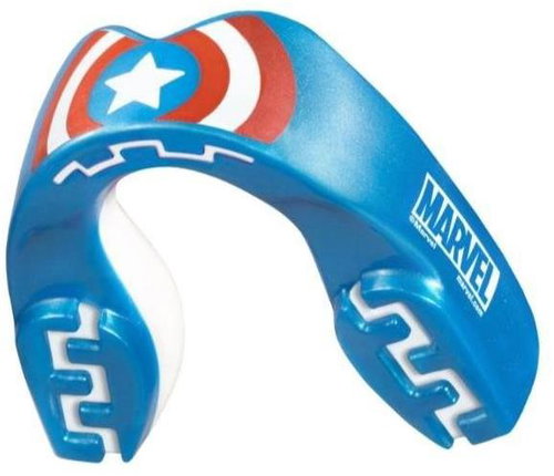 SafeJawz Marvel Captain America mouthguard, Senior size Main image SafeJawz Marvel Captain America mouthguard, Senior size - Mouthguard - Main image