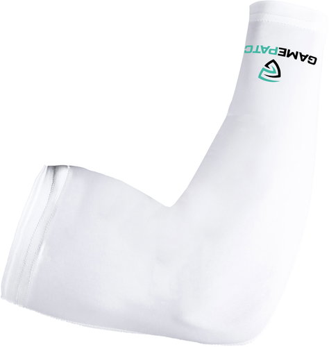 Gamepatch Compression Arm Sleeve, fehér, M - Könyökvédő - Fő fotó