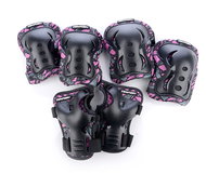 Tempish FID II 3 pink set of knee, elbow and wrist protectors, sized 2.5 mm. S - Protector Set