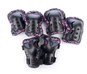Protector Set Tempish FID II 3 pink set of knee, elbow and wrist protectors, sized 2.5 mm. XL - Sada chráničů