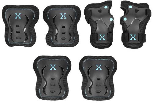 NILS Extreme H320 Protector Set black-blue size. XL - Protector Set - Main image
