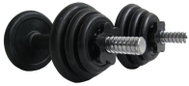 ACRA nakládací činka jednoruční set 2 × 7,5 kg, pogumované - Dumbell Set