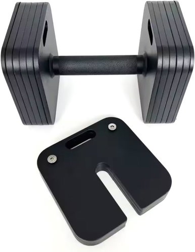 IRONLIFE Adjustable dumbbells 2 - 20 kg, square, pair - Dumbell - Main image
