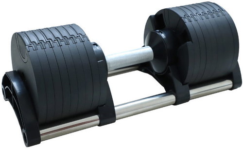 IRONLIFE Adjustable dumbbells 2 - 36 kg, black, pair - Dumbell - Main image