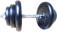 KUBIsport Činka nakládací jednoruční 20 kg - 30 mm - Dumbell