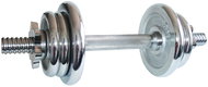 KUBIsport Nakládací činka jednoruční, chromovaná  5,5 kg - Dumbell