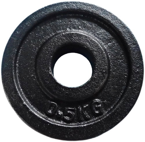 KUBIsport Cast iron disc 0,5 kg - 30 mm - Gym Weight - Main image