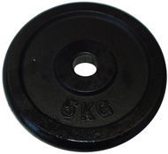 KUBIsport Öntöttvas súlytárcsa, 5 kg, 30 mm - Súlytárcsa