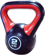 KUBIsport Činka kettlebell s cementovou náplní 2 kg - Dumbell