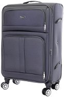 Stredný cestovný kufor T-class® 932, sivý, L - Cestovný kufor
