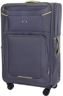 Velký cestovní kufr T-class® 933, šedá, XL - Cestovní kufr