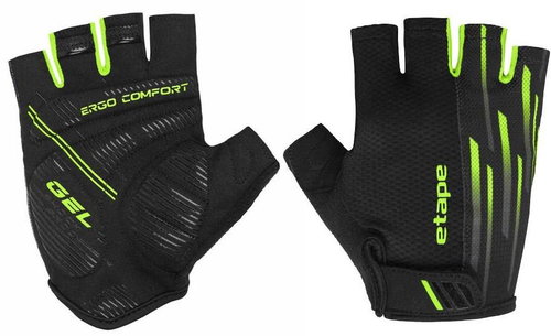 Etape Speed černo - zelené M - Cycling Gloves - Main image