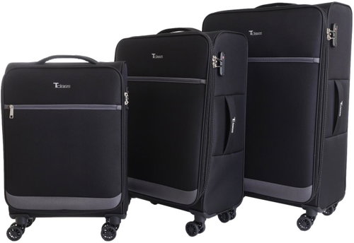 T-class® Set of 3 travel cases SC-045, black - Case Set - Main image