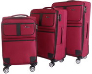T-class® Set of 3 travel cases SC-080, burgundy - Case Set