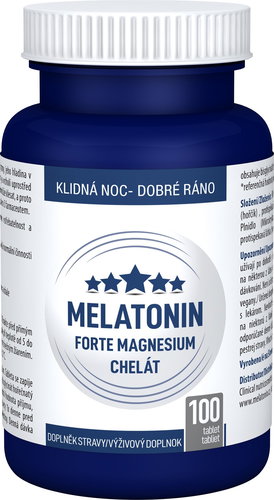 Clinical Melatonin Forte Magnesium chelát 100 tablet - Melatonin - Hlavní obrázek