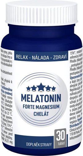 Clinical Melatonin Forte Magnesium Chelate 30 tablets - Melatonin - Main image