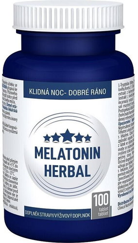 Clinical Melatonin Herbal 100 tablets - Melatonin - Main image