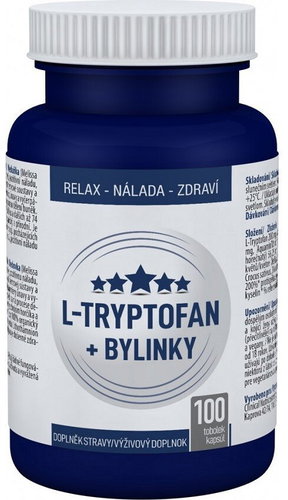 Clinical L-Tryptophan + Herbs 100 capsules - Dietary Supplement - Main image