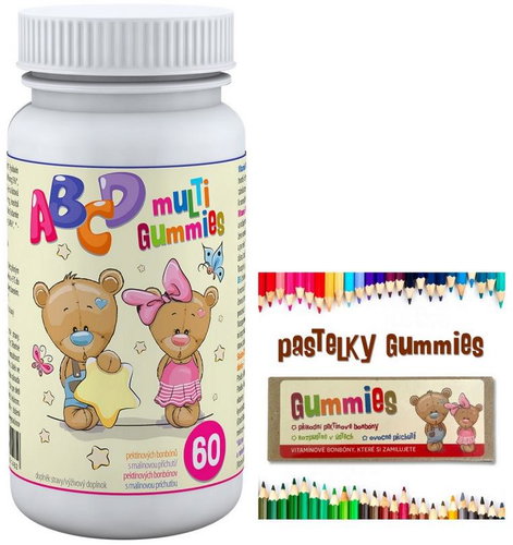 Gummies ABCD Multi Gummies 60 pektinových bonbónů - Multivitamin - Main image