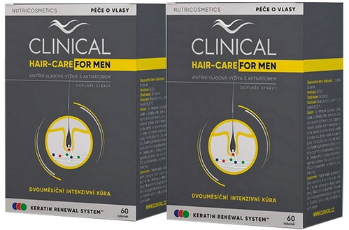 Clinical Hair-Care for Men 60 capsules Main image Clinical Hair-Care for Men 60 capsules - Dietary Supplement - Main image
