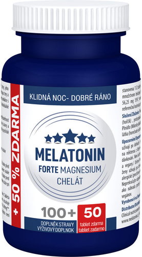Clinical Melatonin Forte Magnesium Chelate 100 + 50 tablets - Melatonin - Main image
