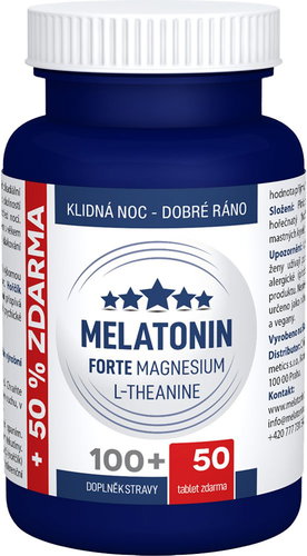 Clinical Melatonin Forte Magnesium L-Theanine 100 + 50 tablets - Melatonin - Main image