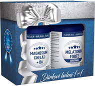 Clinical Magnesium Chelate + B6 100 capsules + Melatonin Forte Original 100 capsules - Dietary Supplement