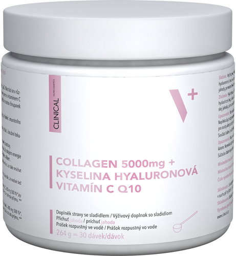 Clinical Collagen 5000 mg + Hyaluronic Acid + Vitamin C & Q10, 264 g - Colagen - Main image