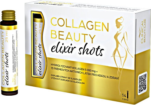 Clinical Collagen beauty elixir shots 14 × 25 ml - Colagen - Main image