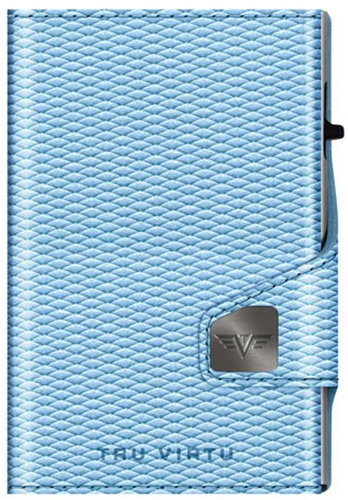 Click & Slide Rhombus, Light Blue/silv - Wallet - Main image