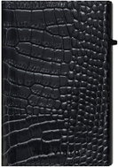 Click & Slide Sleek Croco, Black/black - Wallet