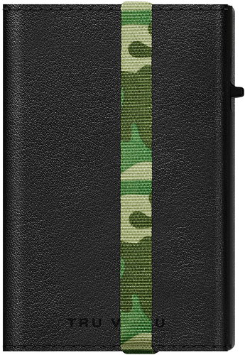 Click & Slide Strap Edge Nappa, Black Camouflage/black - Wallet - Main image