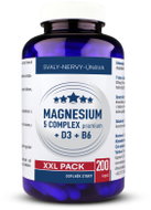 Clinical Nutricosmetics Magnesium 5 complex premium + D3 + B6 200 kapslí - Magnesium