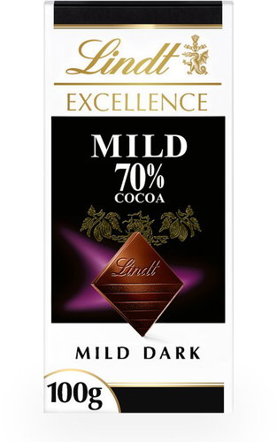 Lindt EXCELLENCE Fine dark chocolate, 70%, 100 g - Chocolate - Main image