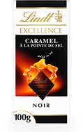 Lindt EXCELLENCE Dark chocolate with caramel and sea salt, 100 g - Chocolate