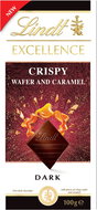 Lindt EXCELLENCE Dark Crispy Wafer & Caramel, 100 g - Chocolate