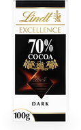 Lindt EXCELLENCE Dark chocolate 70% cocoa, 100 g - Chocolate