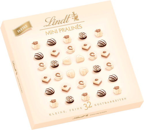 Lindt Mini pralines White, 163 g - Čokoládové bonbony - Main image