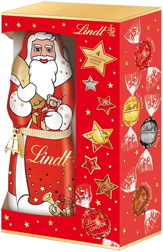 Lindt Nicholas with LINDOR pralines, gift pack, 197 g - Chocolate - Main image