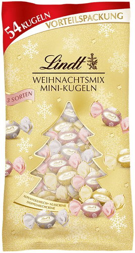 Lindt Christmas pack of Mini Chocolate Balls, 268 g - Chocolate - Main image