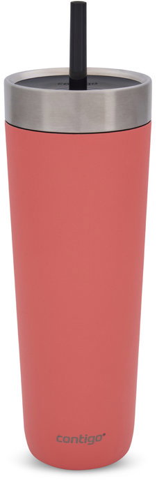 Contigo Luxe Spillproof Tumb Termobögre, 720 ml, korallpiros