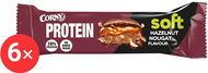 Corny Protein Soft 6 x 45 g, hazelnut nougat - Proteinová tyčinka