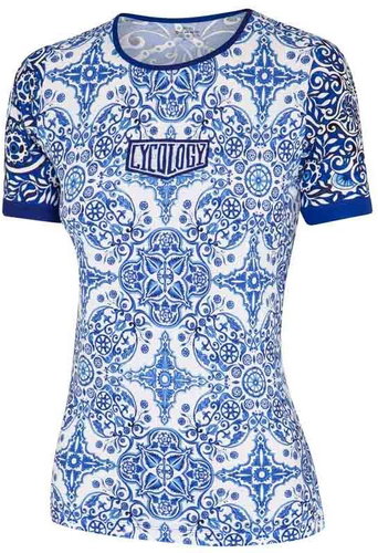 Women's functional T-shirt Majolica size. XL - Cycling Jersey - Main image